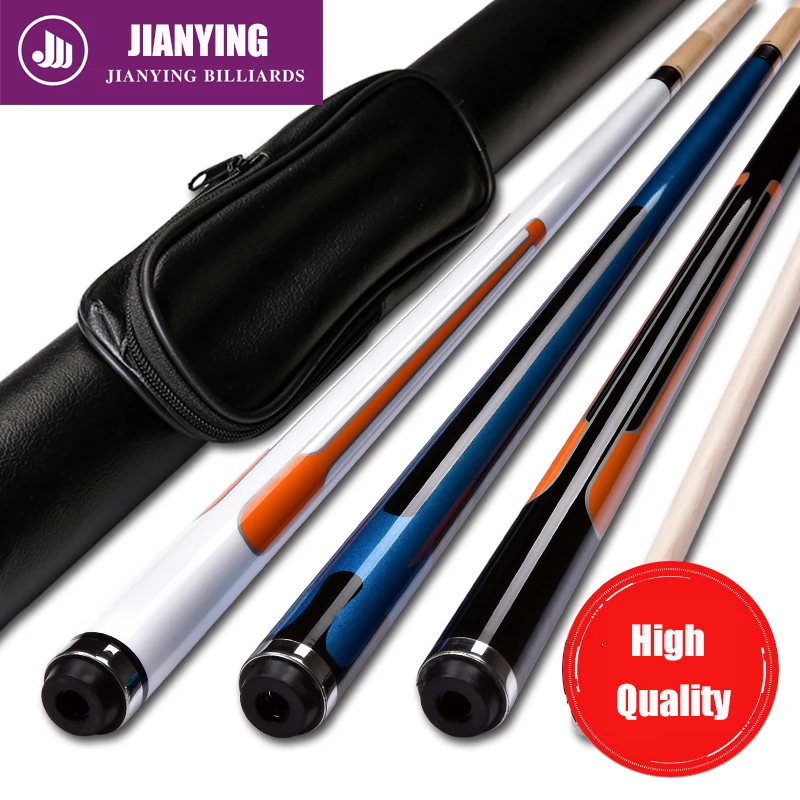 Original Jianying PA 45 47 Pool Cue 11.75mm Tip Fiber Ferrule 3 Colors