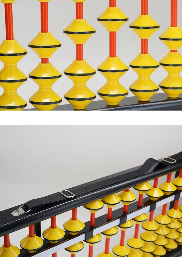 Высокое качество деревянный большого размера NON-SLIP abacus для учителя инструмент в математике образование для студентов 15 столбцов 5 бусин xm099