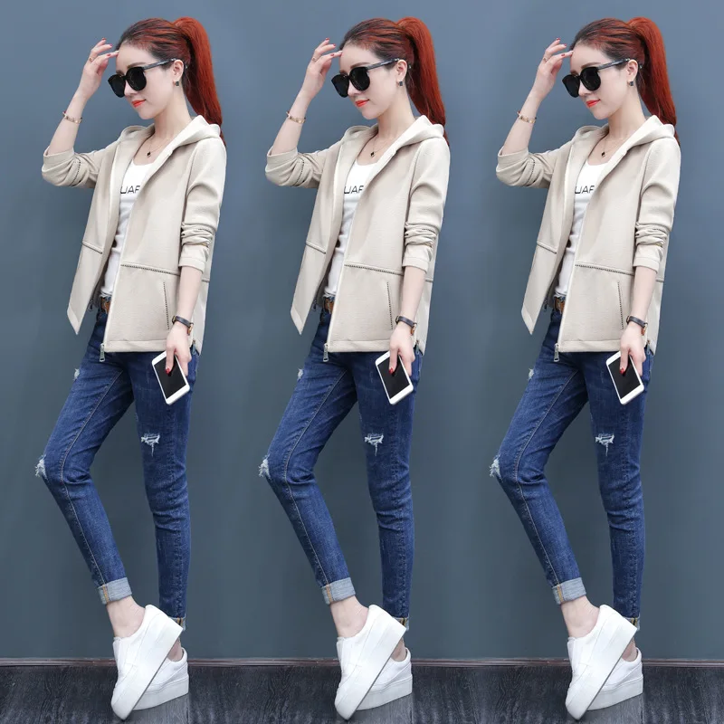 

2019 Spring And Autumn New Style Ulzzang Coat Women's Korean-style Loose-Fit BF Harajuku Jacket Baseball Uniform on Clothes Fash