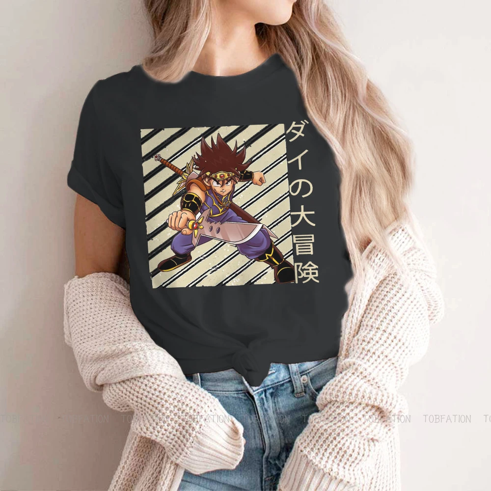 Camiseta de Dragon Quest para mujer, ropa de juego de héroe Dragonlord, moda holgada, estampado suave - AliExpress