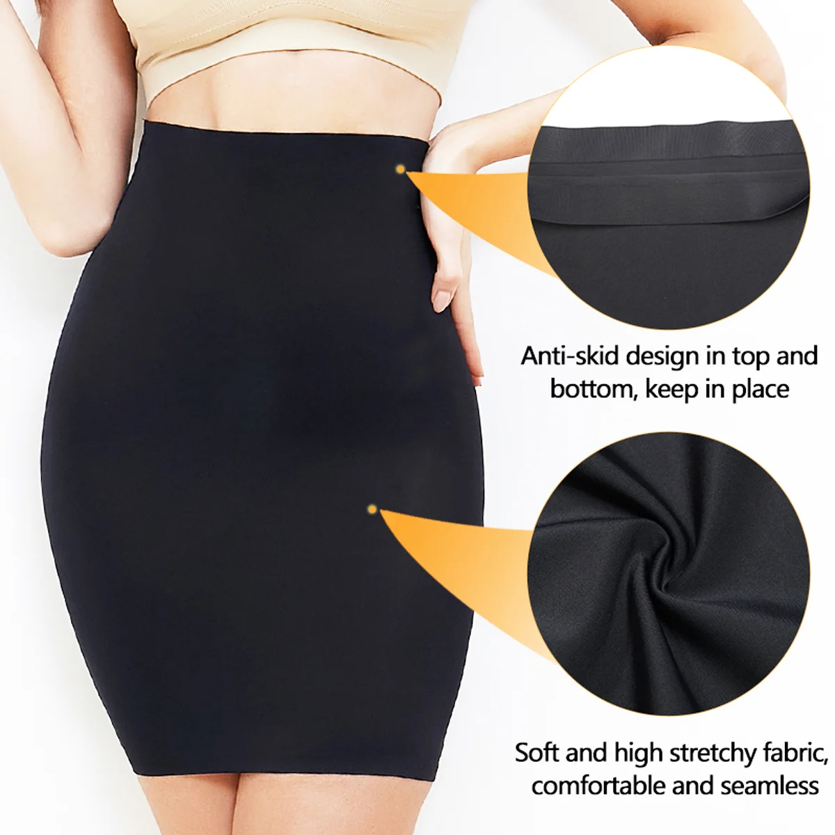 Утягивающее нижнее белье, Корректирующее белье для похудения, мини-юбки, сексуальное нижнее белье для женщин с контролем живота, бесшовное нижнее белье