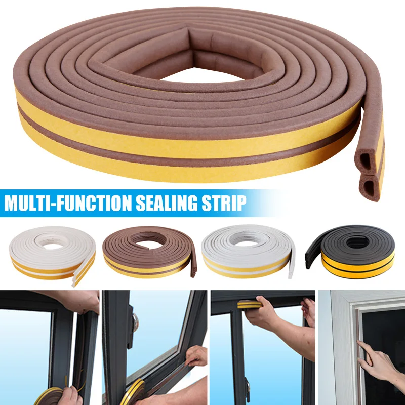 

Door Weather Stripping Window Seal Strip Self-adhisive Foam Weather Strip Door Seal Soundproof JDH99
