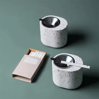 

Waterstone Ashtray Smokeless Ashtrays Delicate Household Cigar Ashtray Artistic Tea Table Tobacco Jar For Dorm Home Bar Hotel