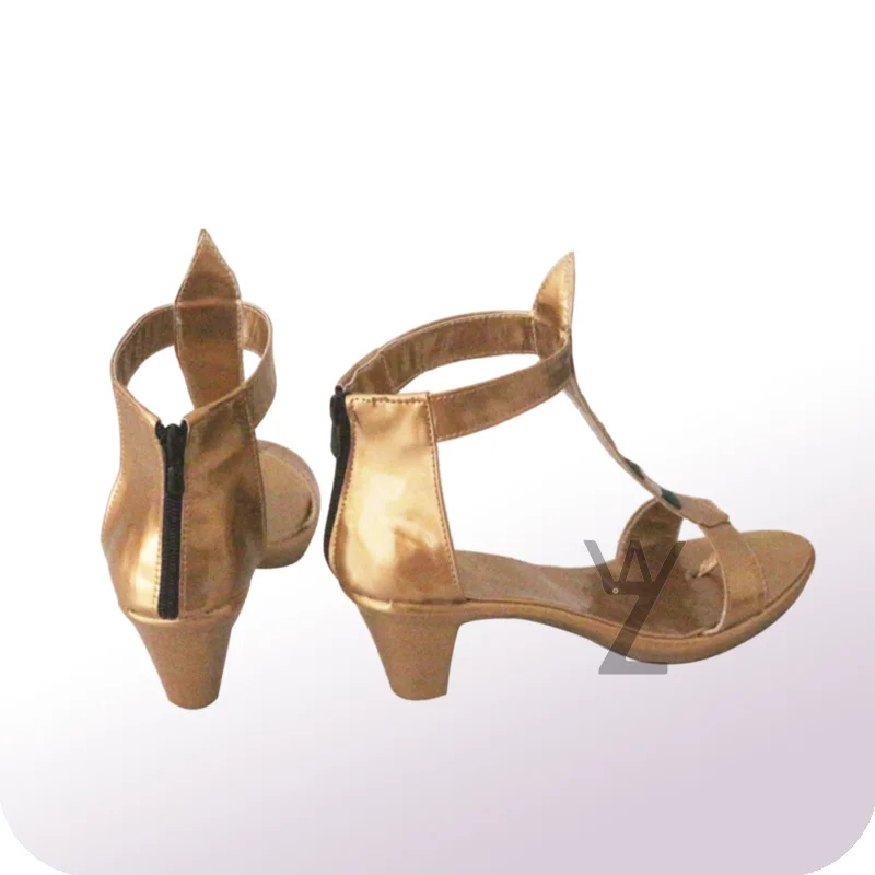 Обувь принцессы на Хэллоуин золотые сандалии Аладдин фильм Жасмин Косплей Хэллоуин Обувь для женщин взрослых
