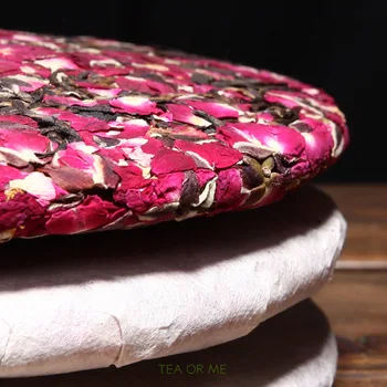 

357g China Yunnan Specialty Rose Flower Cake Flower Tea Green Food for Health Care Lose Weight