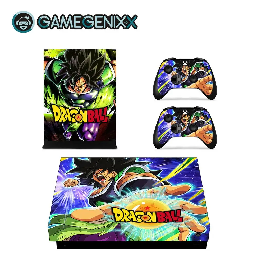 GAMEGENIXX Кожа Наклейка Защитная Наклейка Обложка Полный Набор для Xbox One X консоли и 2 контроллеров-Dragon Ball Z