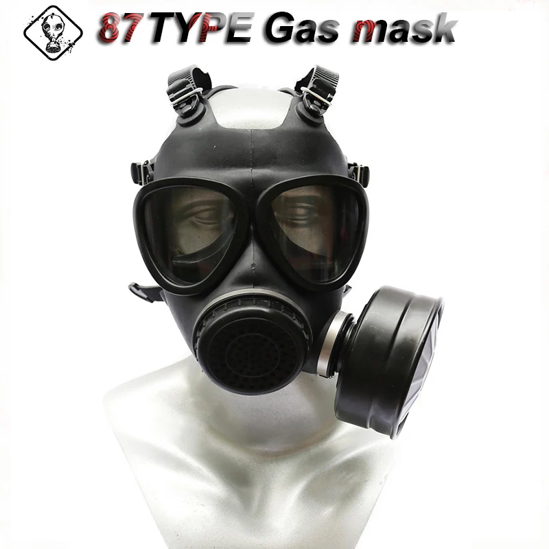 87 тип, противогаз, классический стиль, высокое качество, респиратор, полная маска, натуральная резина, Z-B-R2-V, военный фильтр, защитная маска