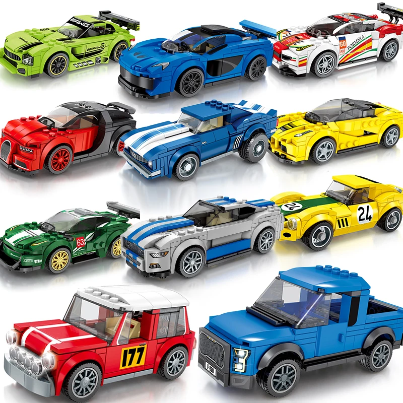 2020 Совместимость legoeing speed Champions городской автомобиль супер наборы строительных