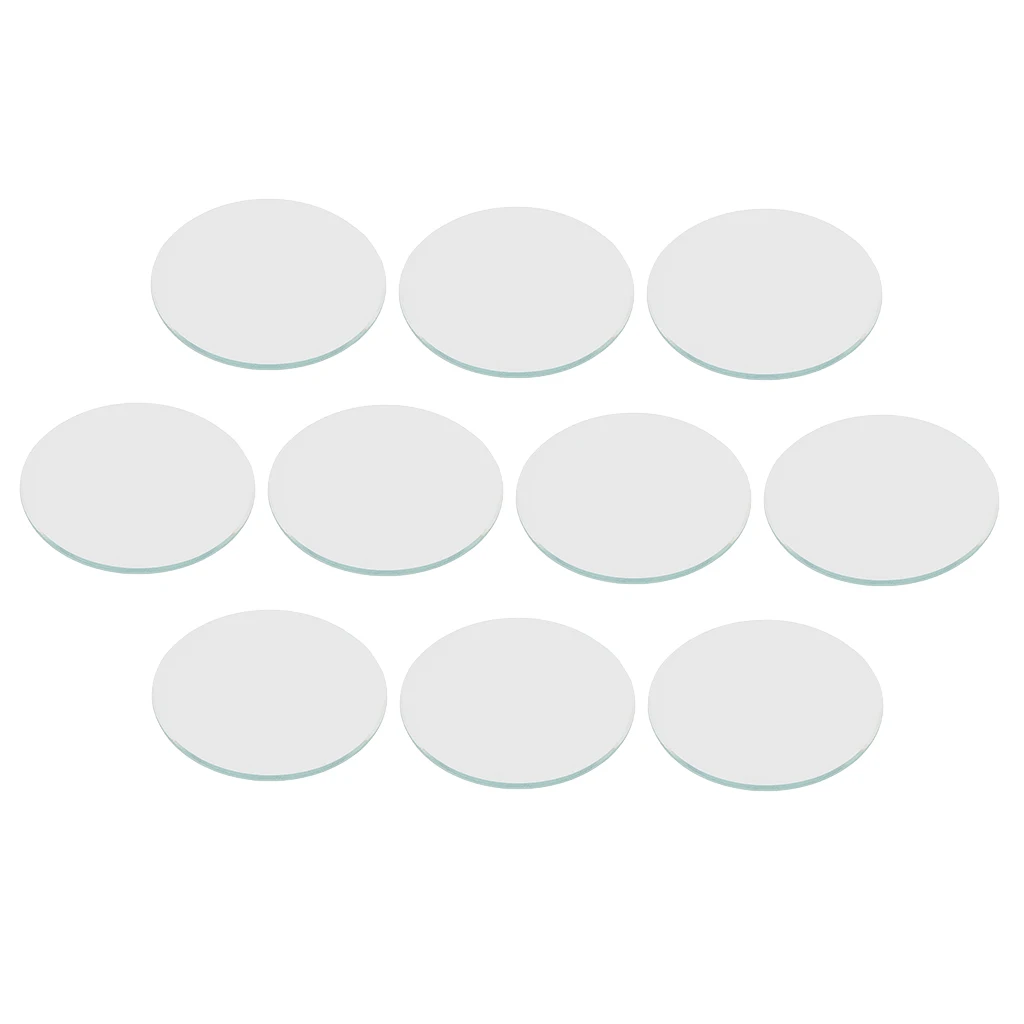 10pcs Round Flat Watch Crystal Lens Glass Replacement For Watchmaker Repair | Наручные часы