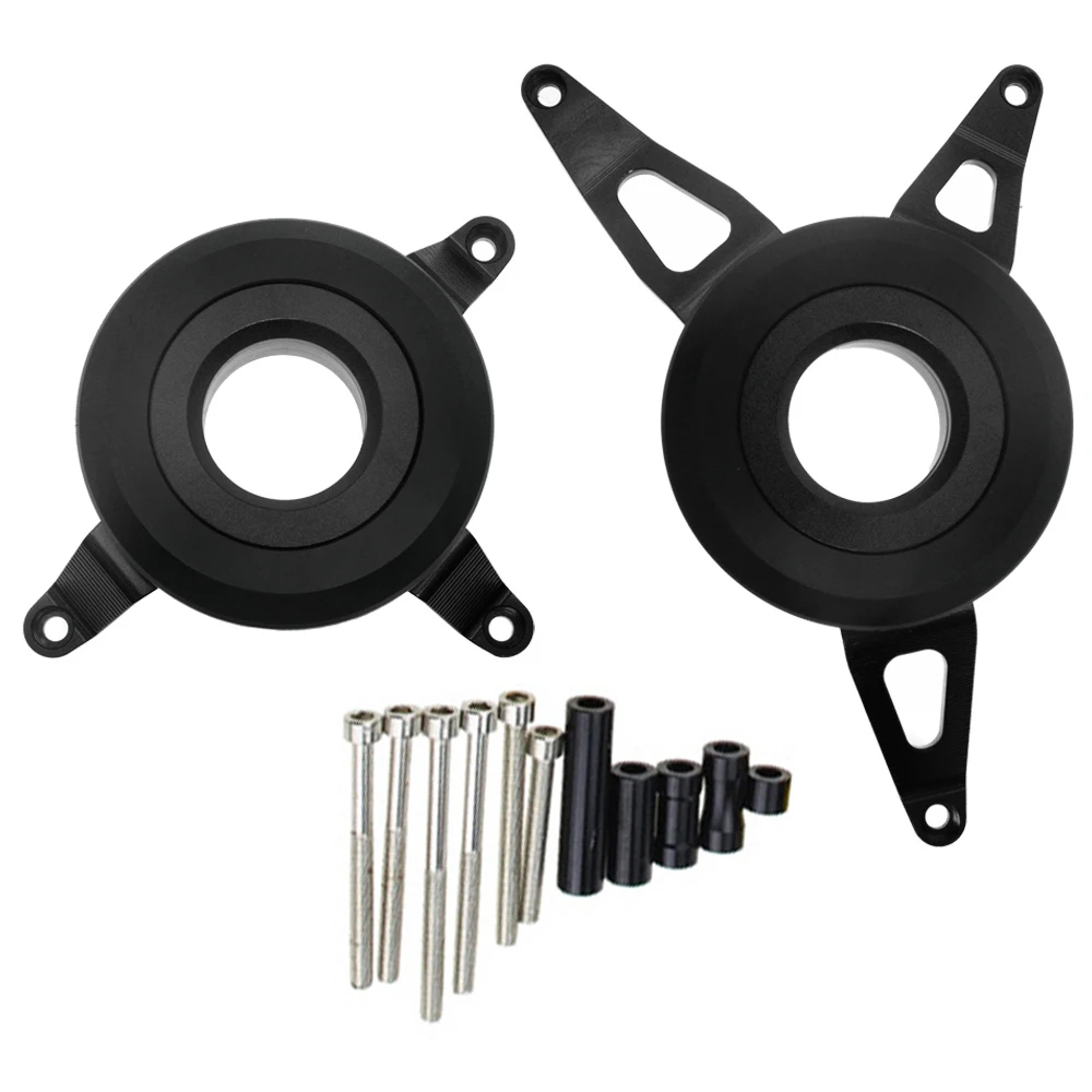 black MTKRACING для CBR650 CBR650R- CBR650 CBR650F- аксессуары для мотоциклов защита двигателя крышка статора - Цвет: black