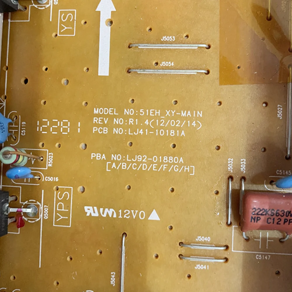 Placa y 51eh_xy_main Lj4110181a Lj9201880a Y-main Placa Placa para tv de Plasma Ps51e450a1r Ps51e490b2r Ps51e450 Ps51e490 Y-sus - Image 2