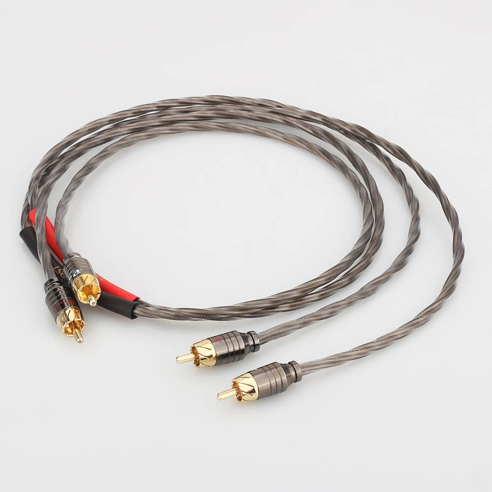 HI-End Odin посеребренный RCA соединительный кабель к аудио аналоговый phono для CD AMP |