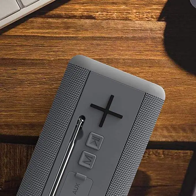 gray HOPESTART9 Bluetooth динамик открытый беспроводной Bluetooth Сабвуфер водонепроницаемый динамик внешний mp3музыкальный плеер Поддержка AUXTF карты - Цвет: gray
