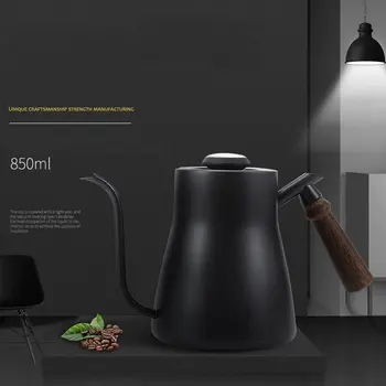 

Household Hanging Ear Mini Stainless Steel Hand-made Coffee Pot Drip Type Long-mouthed Pot Kitchen Tool Coffee Maker