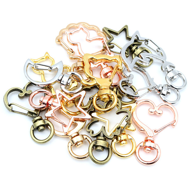 Snap Hook Trigger Clips Buckles For Keychain Lobster Lobster Clasp Hooks for Necklace Key Ring ClaspDIY Making