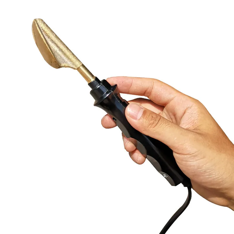 50w 220v mini electric iron for leather clothes shoes smooth Wrinkle removal leather surface craft repair tool
