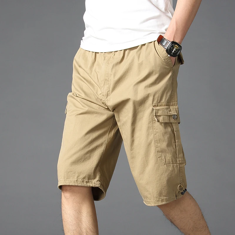 Mens Pants Casual Cotton High Waist Larg Size Cargo Pants for Men Pockets Summer Track Pants Men Military Black Trouser New 2020 Mens Pants Casual Cotton High Waist Larg Size Cargo Pants for Men Pockets Summer Track Pants Men Military Black Trouser New 2020
