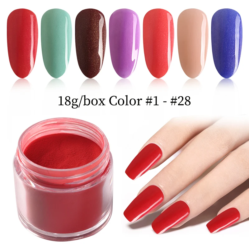 264 20 De Réductiontrès Fin 18 Gboîte Plongeant La Poudre Sans Lampe Cure Ongles Dip Poudre Gel Dété Vernis à Ongles Salon Effet Naturel Sec 1