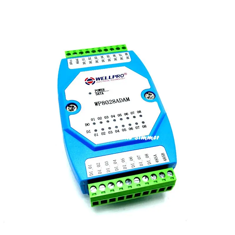 Цифровой вход и выход изолированный модуль 8DI/8DO MODBUS communication-WP8028ADAM