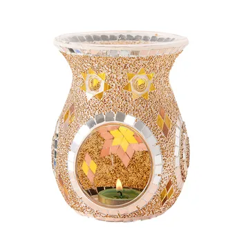

European Glass Backflow Incense Burner Living Beings Candle Holder Romantic Crafts Gifts Decoracion Buda Home Decoration EC50XL