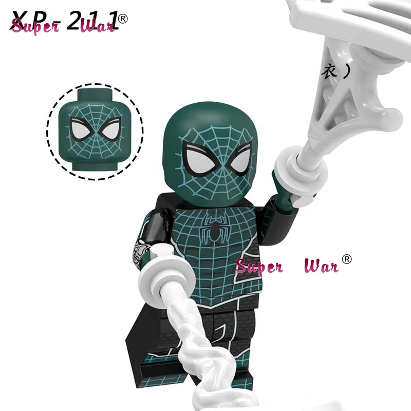 Одиночный фильм Marvel Человек-паук вдали от дома Mysterio Марии Хил Ned Liz Hydro Man Spiderman Строительные кубики, детские игрушки - Цвет: XP211