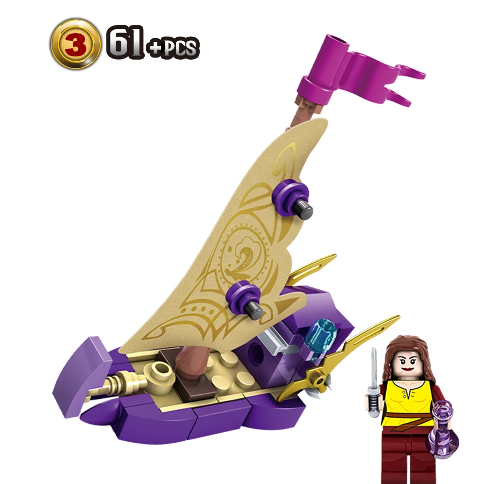 6 шт./компл. Пираты привидение лодка совместима с Legoe City Ship модель строительства