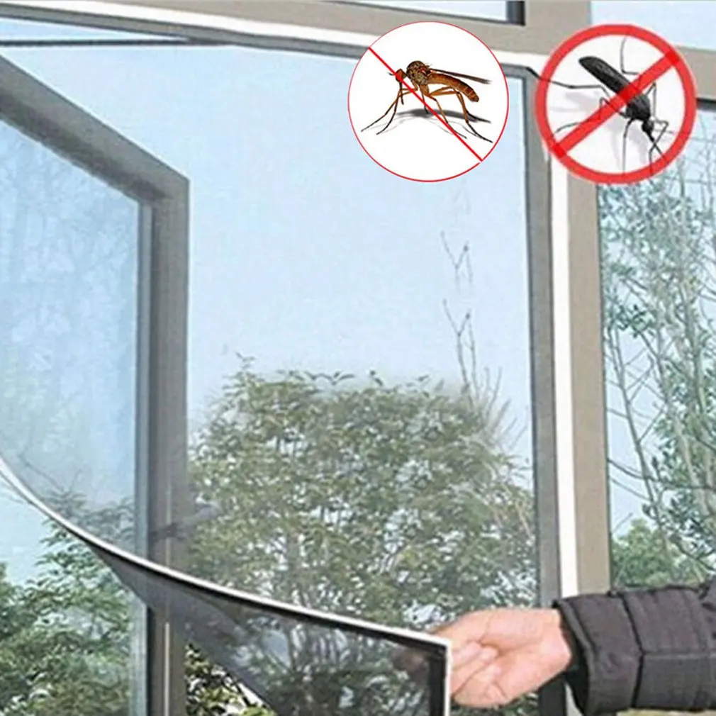 Chemical Polyester Fiber Window Mesh Door Curtain Snap Net Mosquito Fly