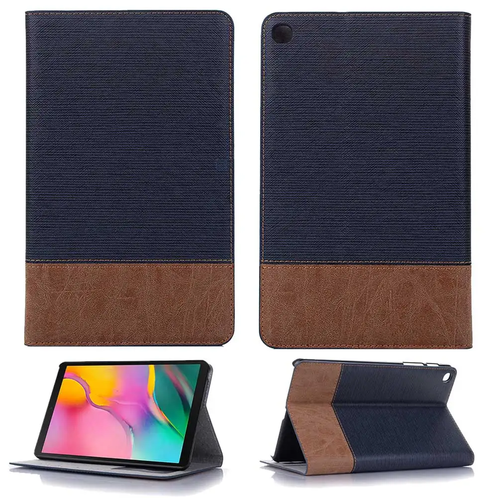 Blue Кожаный флип-чехол-подставка для Samsung Galaxy Tab A 8,0 дюймов SM-T290 T295 T297 чехол бизнес Магнитный чехол ультра тонкий чехол - Цвет: Blue