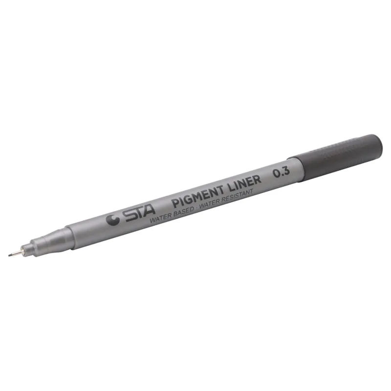 1 шт. 0,05-0,8 мм черный маркер художественные ручки тонкая ручка водонепроницаемый маркер для письма эскизы художественные ручки дропшиппинг - Цвет: 0.3mm