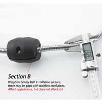 1 PC น้ําหนักท่อ Heavy Duty ประเภทสกรูดึงน้ําหนักเปลี่ยนอ่างล้างหน้าก๊อกน้ําน้ําหนักสําหรับอ่างล้างจานห้องครัวบ้านห้องน้ํา 5