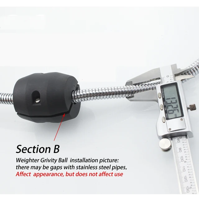 1 PC น้ําหนักท่อ Heavy Duty ประเภทสกรูดึงน้ําหนักเปลี่ยนอ่างล้างหน้าก๊อกน้ําน้ําหนักสําหรับอ่างล้างจานห้องครัวบ้านห้องน้ํา 5