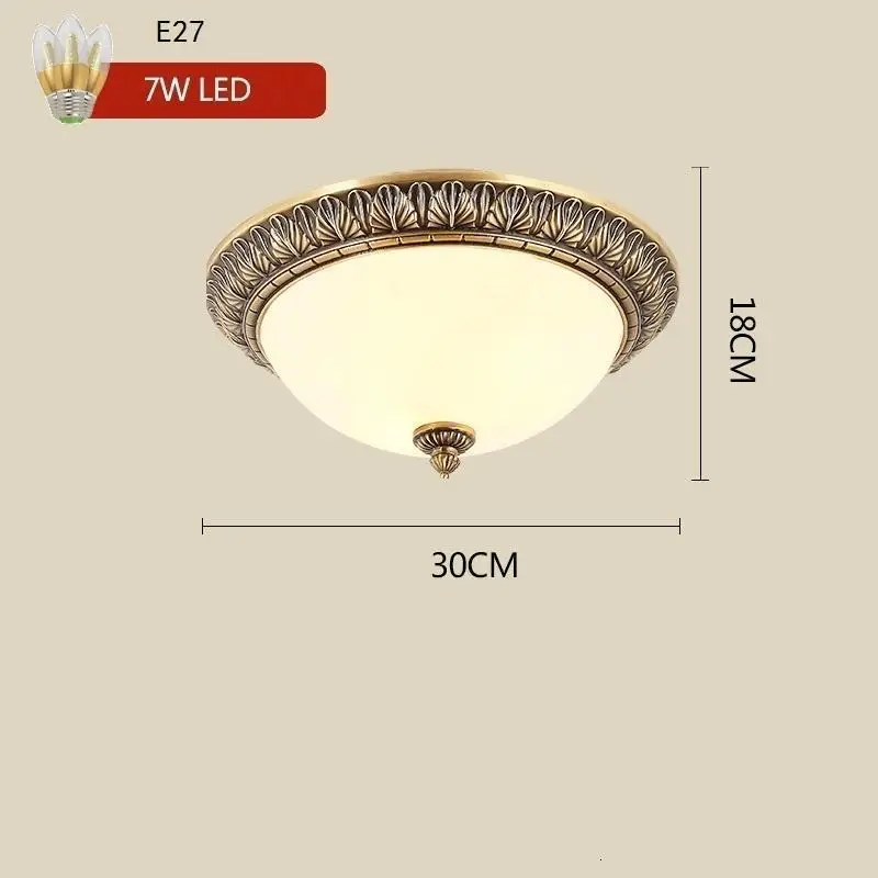 Deckenleuchte Plafonnier Винтаж лампа с плафоном Avize дома Освещение Гостиная Lampara Techo Luminaria де Teto светодиодный потолочный светильник