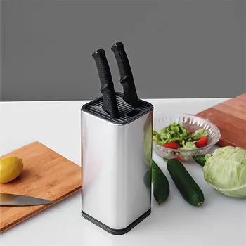 

1PC Stainless Steel Knife Rack Kitchen Storage Rack Multifunction Knives Holders Scissor Storage Rack Kitchen Organizer Tool