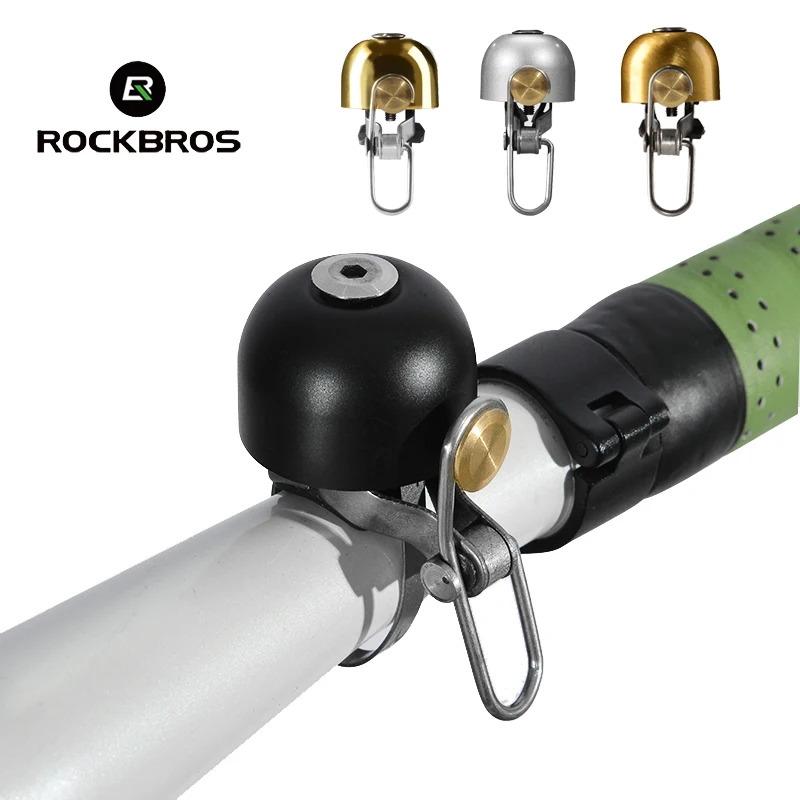 RockBros велосипедный Звонок классический из нержавеющей чистый звук Легкая установка дорожный велосипедный Звонок рога Аксессуары для велосипеда