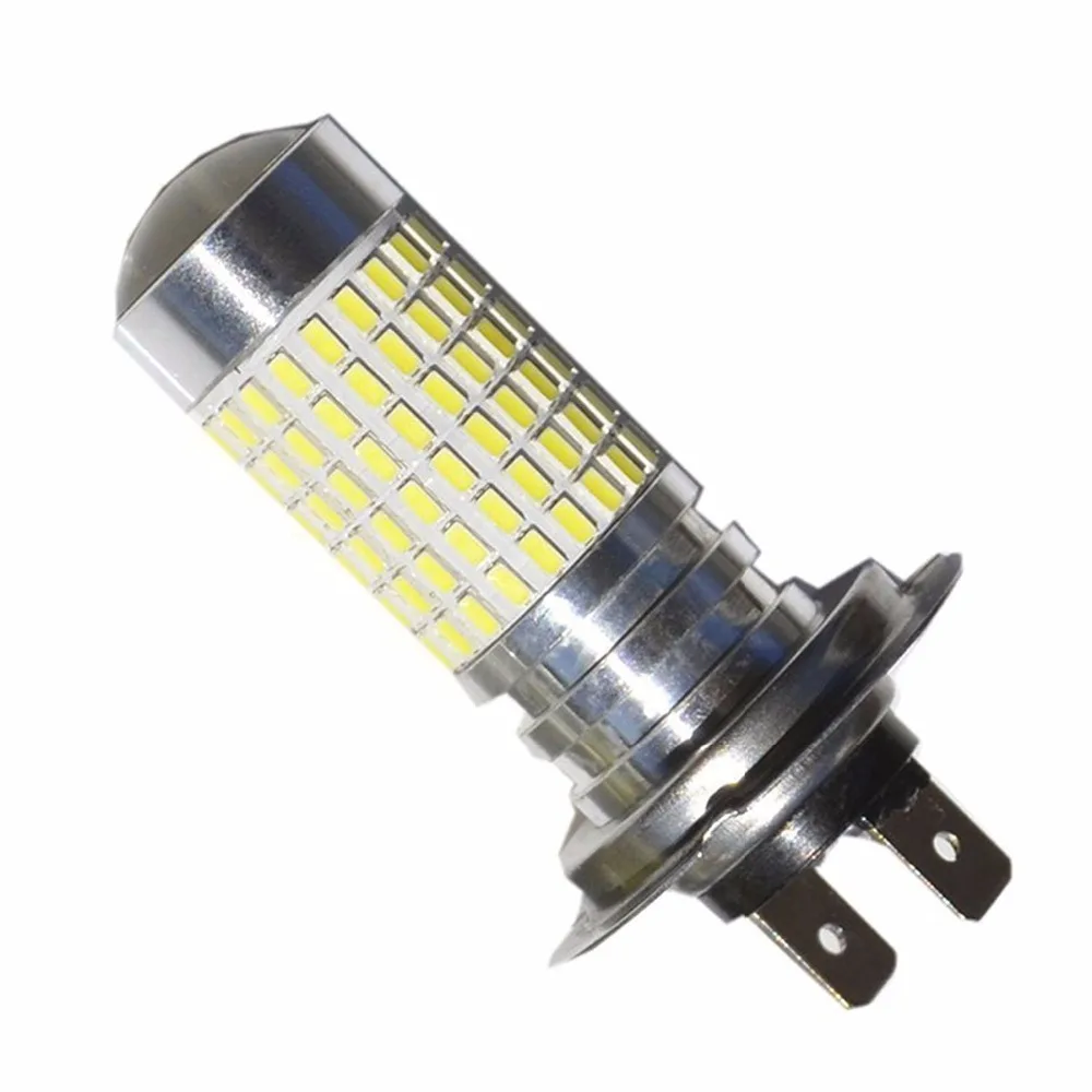 2x H7 PX26D супер яркий белый 144-SMD H7 светодиодный лампы w/с зеркальным отражателем дизайн дальнего света DRL лампы с can-bus