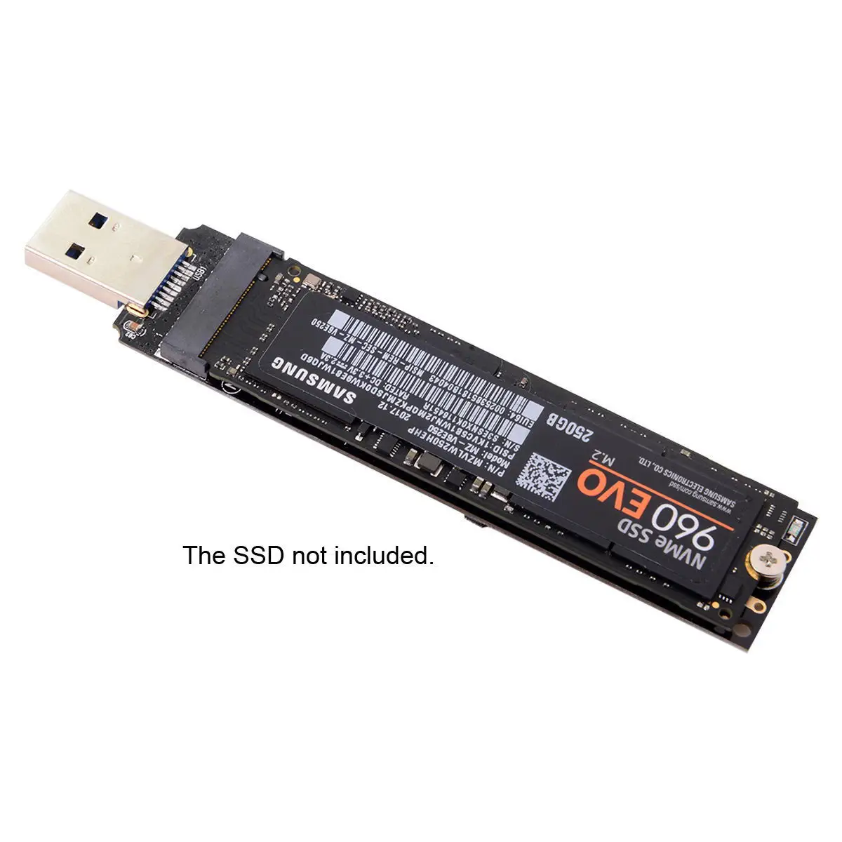 USB 3,0 к NVME M-key M.2 NGFF SSD Внешний PCBA адаптер конвейера RTL9210 чипсет с Чехол