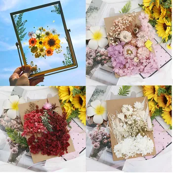 

Dried Flowers Epoxy Resin Jewelry Making for Diy Craft Pendant Necklace Jewelry Making Frame Embossing Accessories
