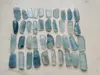 40pcs NATURAL Aquamarine QUARTZ Crystal freedom body gem 6