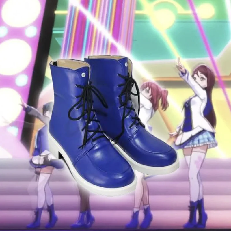 Love Live! Sunshine Sakurauchi Riko Guilty Kiss/Обувь для костюмированной вечеринки; Мужская и женская модная обувь из искусственной кожи для отдыха с героями мультфильмов