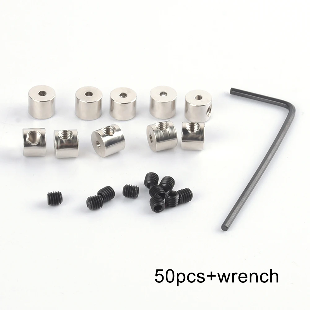 50pcs 10/50 шт. блокировки практичная Автомобильная колесо, Шпиндельный автомобильной Нержавеющая сталь легко наносить Анти-кражи прочный картридж воздушного шапки винт ключ декодер каналов кабельного телевидения - Цвет: 50pcs