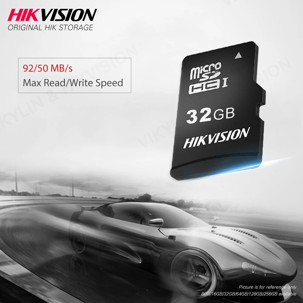 HIKVISION 100% оригинальная Micro SD карта класс 10 8 ГБ 16 32 64 Гб 128 256 с адаптером MicroSDHC/XC UHS I
