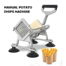 

ITOP Manual French Fries Cutter Potato Chips Cutting Machine Vegetable Slicer 3 Baldes 6 /9 /13 MM Stainless Steel Kitchen Tool