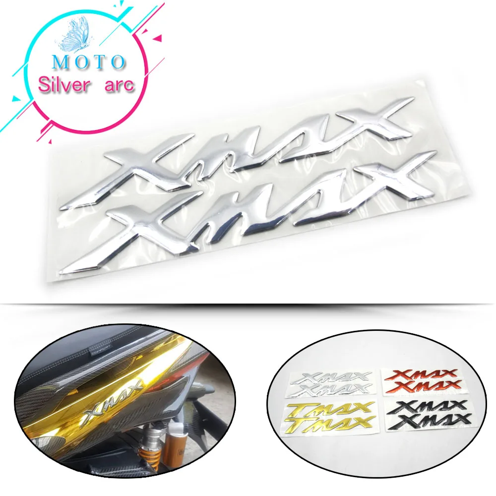 

Hot sale Motorcycle Emblem Badge Decal 3D Tank Wheel Logo "XMAX" Sticker ForFor Yamaha X-MAX XMAX