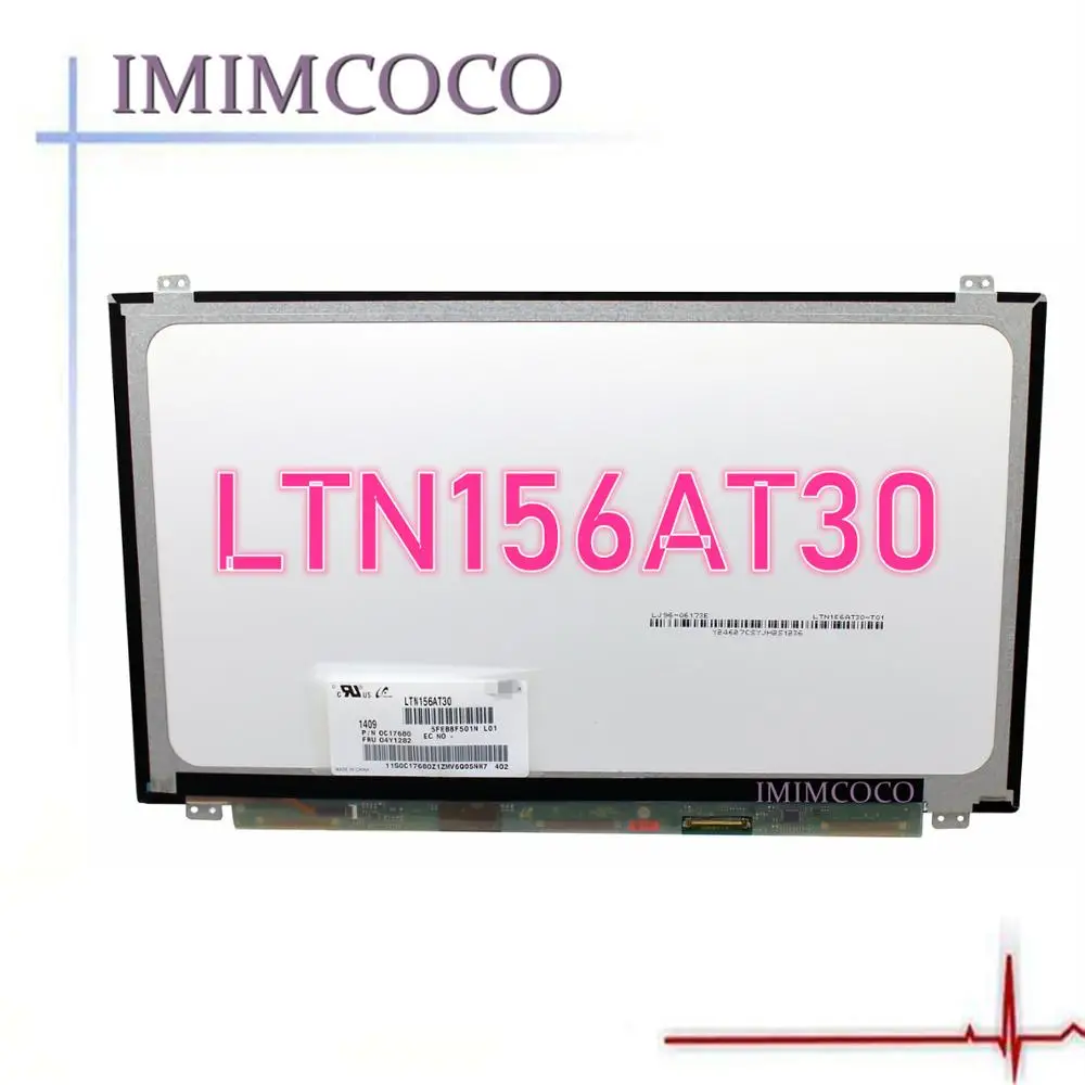 15,6 светодиодный экран для ноутбука Ltn156at30 подходит LTN156AT35/AT20 B156XW04 V5/V6 B156XTN02.0LP156WH3-TLS1/TLA1/TLE1 N156BGE-L11/L41/LB1/L21