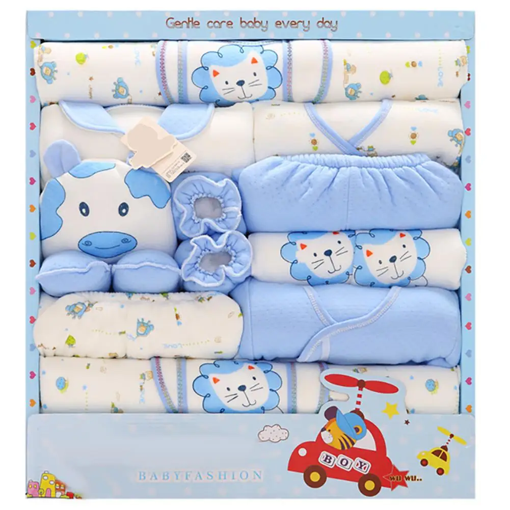 Kidlove/милый детский хлопковый костюм с героями мультфильмов; Подарочный комплект для детей ростом до 80 см - Цвет: foot blue C