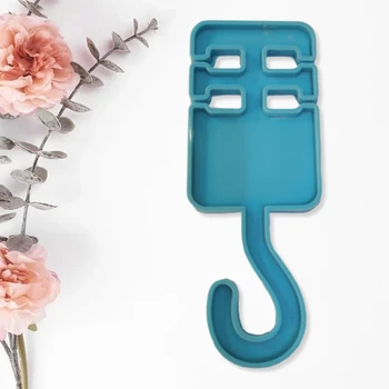 

Epoxy Resin Mold Shiny Hook up Silicone Mould DIY Crafts Decorations Making Tool B36D
