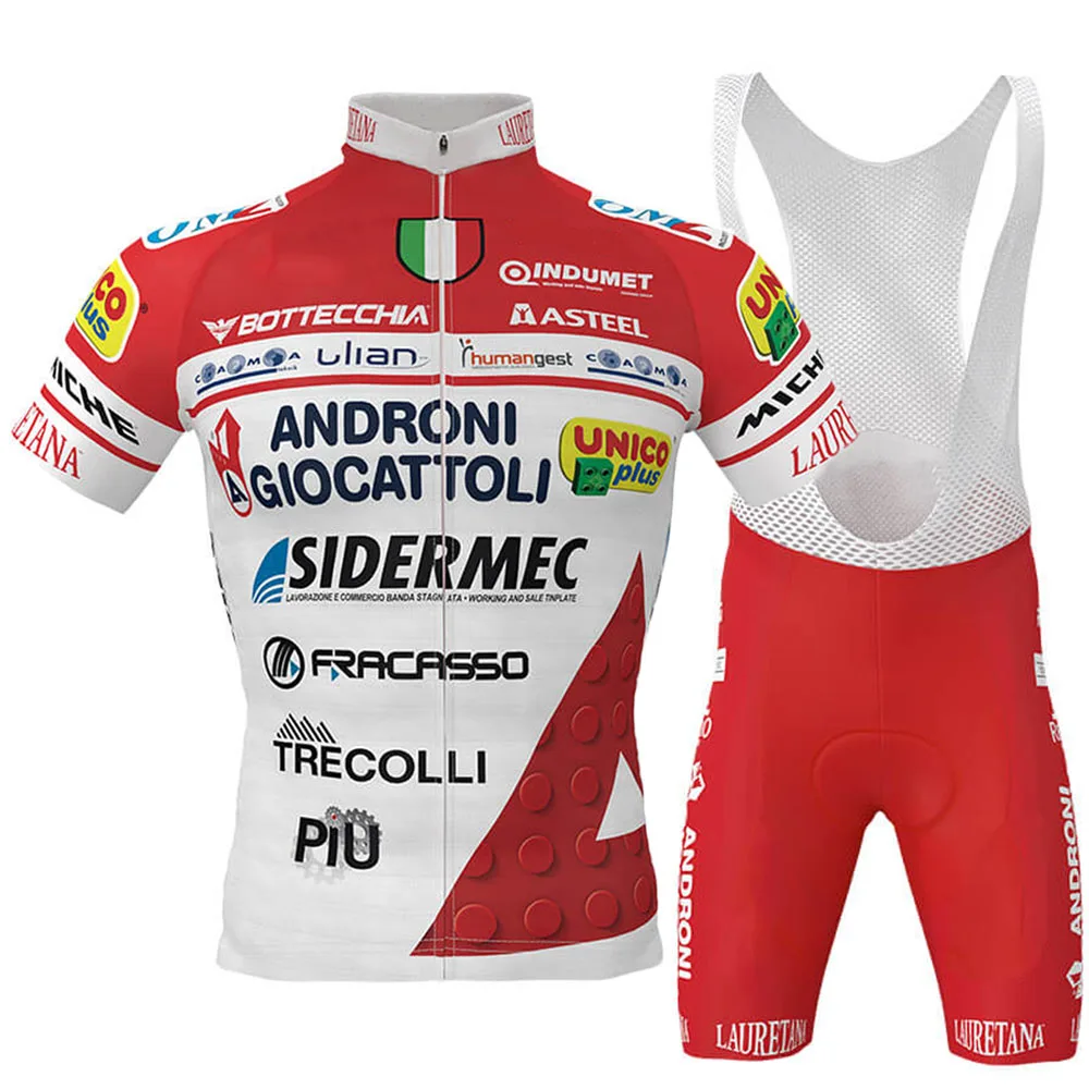 

2021 Androni cycling Cycling Jersey Set Italy Tour Clothing Men Road Bike shirts Suit Bicycle Shorts MTB Maillot Culotte