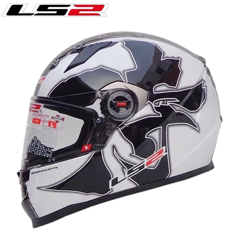Новое поступление LS2 FF358 мото rcycle шлем анфас LS2 шлем для мужчин и женщин гоночные мото шлемы со съемными внутренними накладками - Цвет: 16