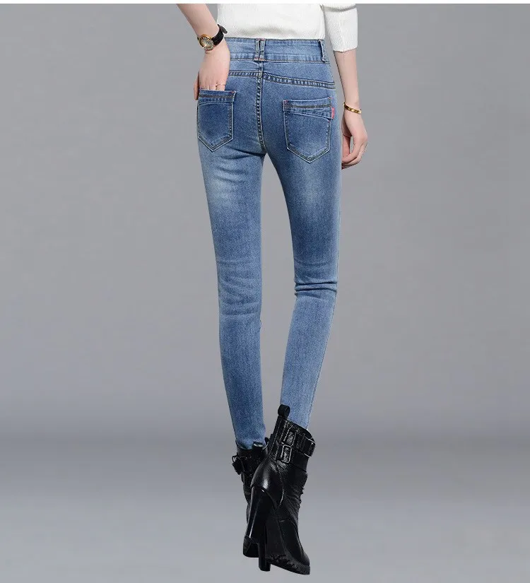 Jeans for women Skinny Stretch Pencil Pants High waist Jeans Women 2020 Summer