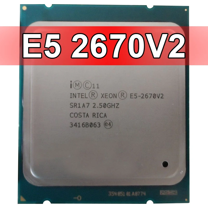 

Intel Xeon E5-2670 V2 TEN Core 2.50GHz 8GT/s SR1A7 Server Processor CPU